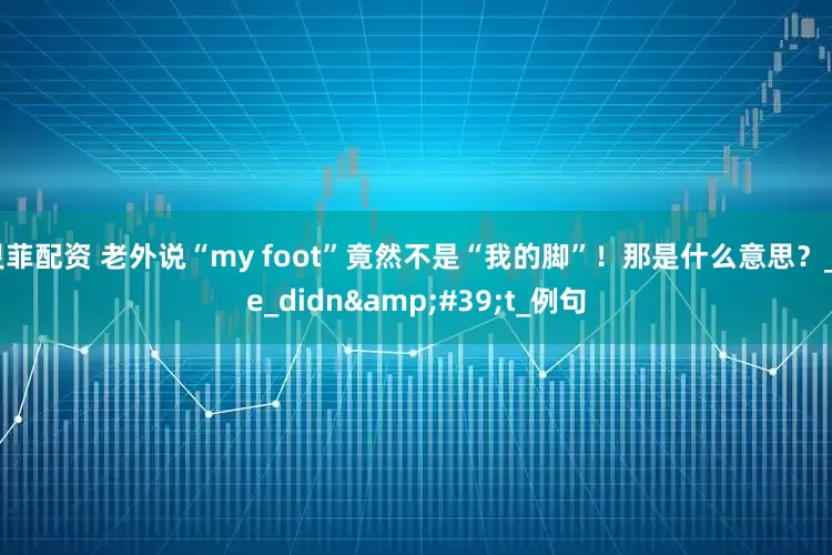 灵菲配资 老外说“my foot”竟然不是“我的脚”！那是什么意思？_he_didn&#39;t_例句